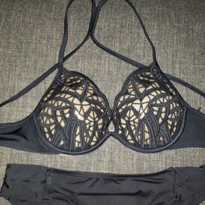 Black/Rose Gold Bikini